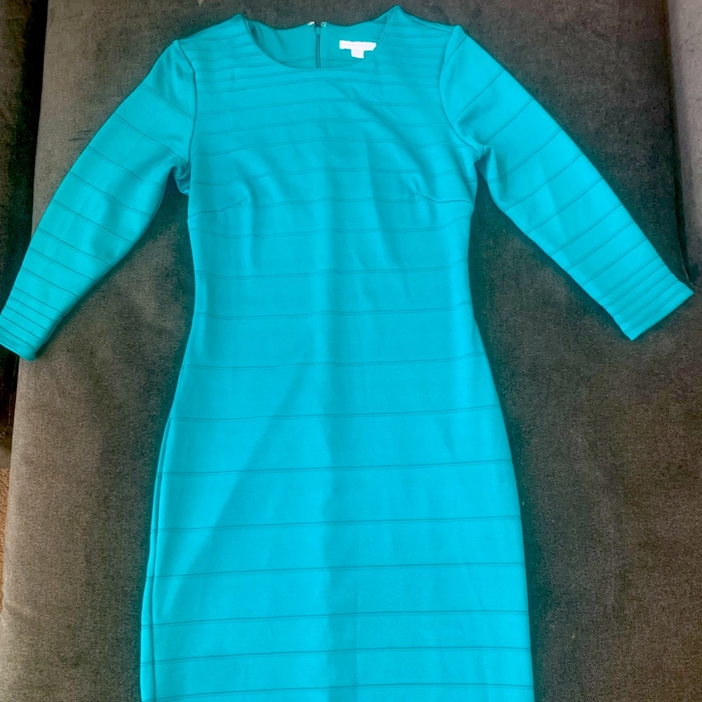 Beautiful Stretch, dark turquoise, knee length dress by New York & Company.